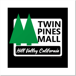 Back to the Future Twin Pines Mall Posters and Art